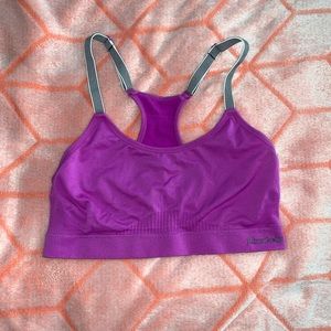 Purple Rebook Sports Bra
